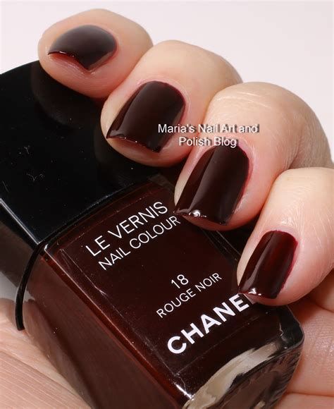 pintauñas chanel rouge noir|chanel longwear nail colors.